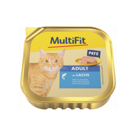 MultiFit Cat Adult losos pašteta 100 g ALU-pak