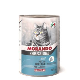 Morando Professional Cat Adult Pate bakalar 400 g konzerva