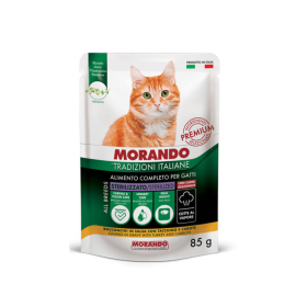 Morando Tradizioni Cat Adult Sterilized komadići puretina i mrkva u umaku 85 g