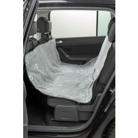 Trixie Navlaka za auto 140x145 cm, siva sa šapama