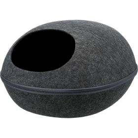 Trixie ležaj za mačke Špilja Liva 40x24x47 cm, antracit