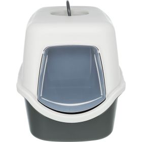 Trixie zatvoreni WC za mačke Vico 40x40x56 cm, tamnosivi/svijetlosivi