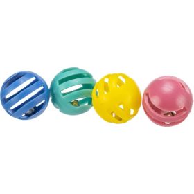 Trixie igračka za mačke Lopta Rattle fi-4 cm, 4 komada