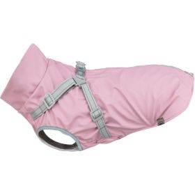 Trixie kabanica za pse Pontis s oprsnicom S roza, 40 cm