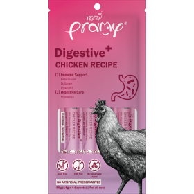 Pramy poslastica za mačke Digestive od piletine 4x14 g