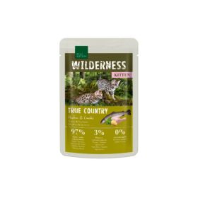 Real Nature Cat Kitten piletina i losos 85 g