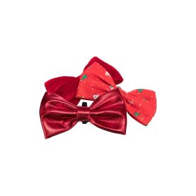 Trixie mašna za ogrlicu božićna 10 cm mix boja, 1 komad