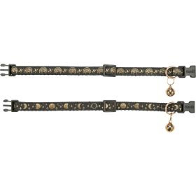 Trixie ogrlica za mačke crno-zlatna