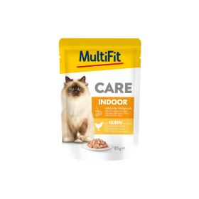 MultiFit Cat Care Adult Indoor piletina, vrećica 85 g