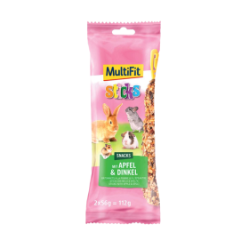 MultiFit poslastica za glodavce s jabukom i pirom 120 g