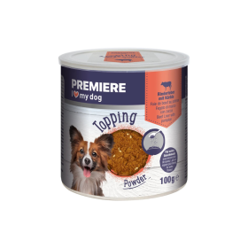 Premiere poslastica za pse Topping Powder govedina 100 g