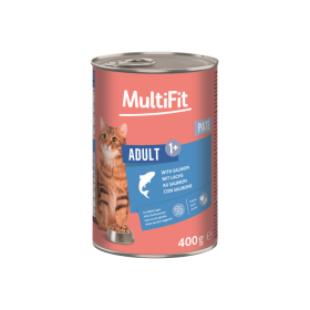 MultiFit Cat Adult losos 400 g, pate konzerva