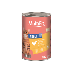 MultiFit Cat Adult piletina 400 g, pate konzerva