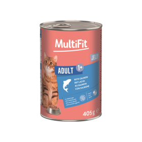 MultiFit Cat Adult losos u želeu 405 g konzerva