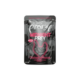 Pramy Cat Midnight Prey mousse piletina 80 g