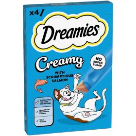 Dreamies poslastica za mačke Creamy losos 4x10 g