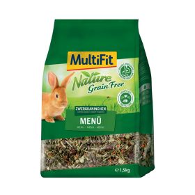 MultiFit hrana za patuljaste kuniće Nature Grainfree 1,5 kg