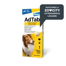 AdTab tablete protiv buha i krpelja za žvakanje za pse (22–45 kg)