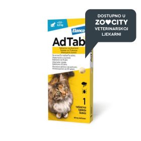 AdTab tablete protiv buha i krpelja za žvakanje za mačke (2-8 kg)