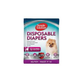 Simple Solution pelene za pse Disposable Diapers, gaćice XS