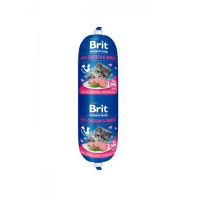 Brit Premium by Nature kobasica za mačke piletina i kunićevina 180 g