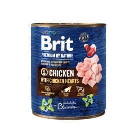 Brit Premium by Nature piletina sa srcima, konzerva 800 g