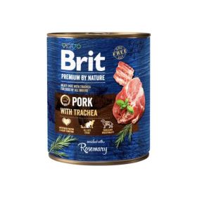 Brit Premium by Nature svinjetina s dušnikom, konzerva 800 g