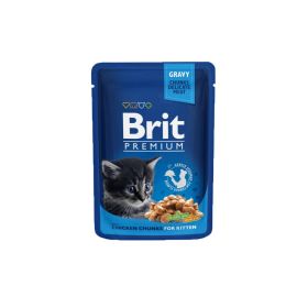 Brit Premium Kitten komadići piletine u umaku, vrećica 100 g