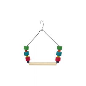 Ferplast igračka za ptice Wooden swing/beads