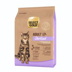 Select Gold Cat Sterilised Adult perad s rižom 2,5 kg