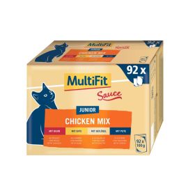 MultiFit Cat Junior piletina mix Multipack 92x100 g