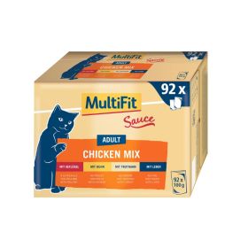 MultiFit Cat Adult piletina u umaku mix Multipack 92x100 g
