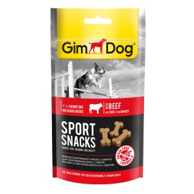 GimDog poslastica za pse Sport Snacks s govedinom 60 g