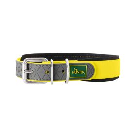 Hunter ogrlica za pse Convenience Comfort S 40 cm, neon žuta