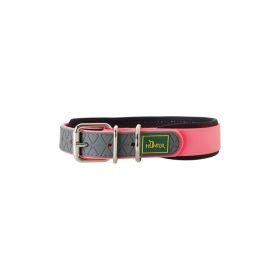 Hunter ogrlica za pse Convenience Comfort 35, neon roza