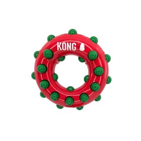 Kong igračka za pse božićna Dotz Ring S