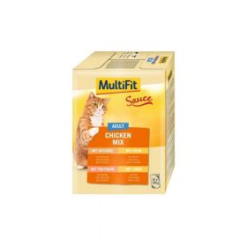 MultiFit Cat Adult piletina mix u umaku 12x100 g