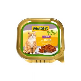 MultiFit Cat Senior piletina u želeu 100 g ALU-pak