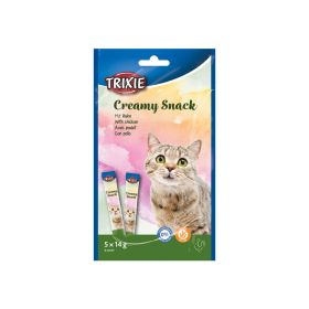 Trixie poslastica za mačke Creamy Snack s piletinom 5x14 g