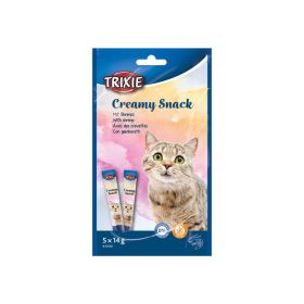 Trixie poslastica za mačke Creamy Snack sa škampima 5x14 g