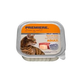 Premiere Cat Meat menu Adult govedina i piletina 100 g ALU-pak