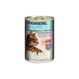 Premiere Cat Meat Menu Adult govedina, puretina i škampi 400 g konzerva