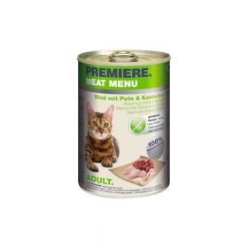 Premiere Cat  Meat Menu Adult govedina, puretina i zec 400 g konzerva