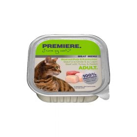 Premiere Cat Meat menu Adult govedina, puretina i zec 100 g ALU-pak