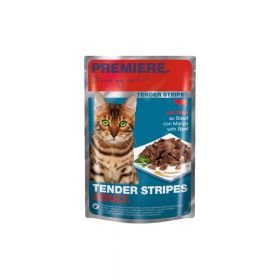 Premiere Cat Tender Stripes govedina 85 g vrećica