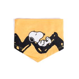 Snoopy marama za pse M žuta