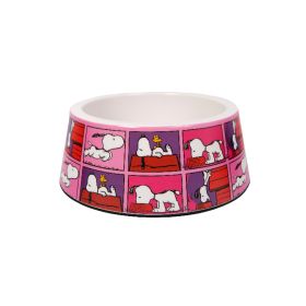 Snoopy Posuda melamin Film Color M roza