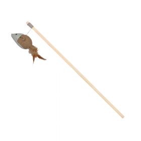 Trixie igračka za mačke Štap s mišem i perjem 50 cm