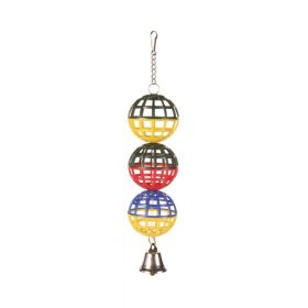 Trixie ptica igračka lopte 3 i zvono fi-4,5 cm