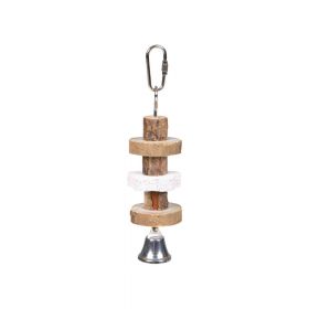 Trixie igračka za ptice drveni kolutovi+zvončić 16 cm
